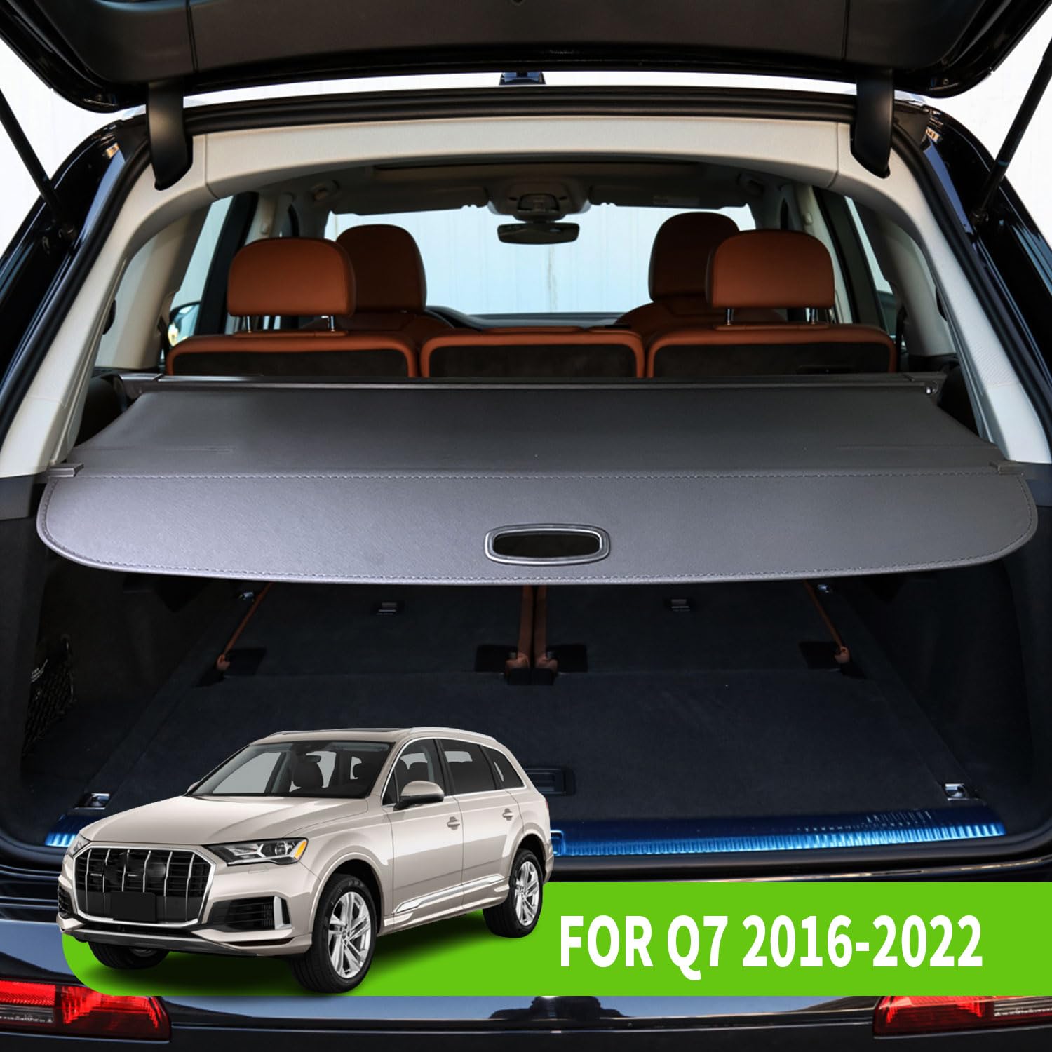 Amazon.com: Liizoo Cargo Cover for Audi Q7 2022 2023-2026 2021 Q7
